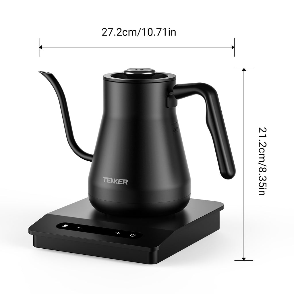 Gooseneck Electric Kettle With Temperature Control For Pour Over Coffee & Tea, Quick Heating, Hot Water Boiler, 1200W,Banned Platforms Amazon Temu