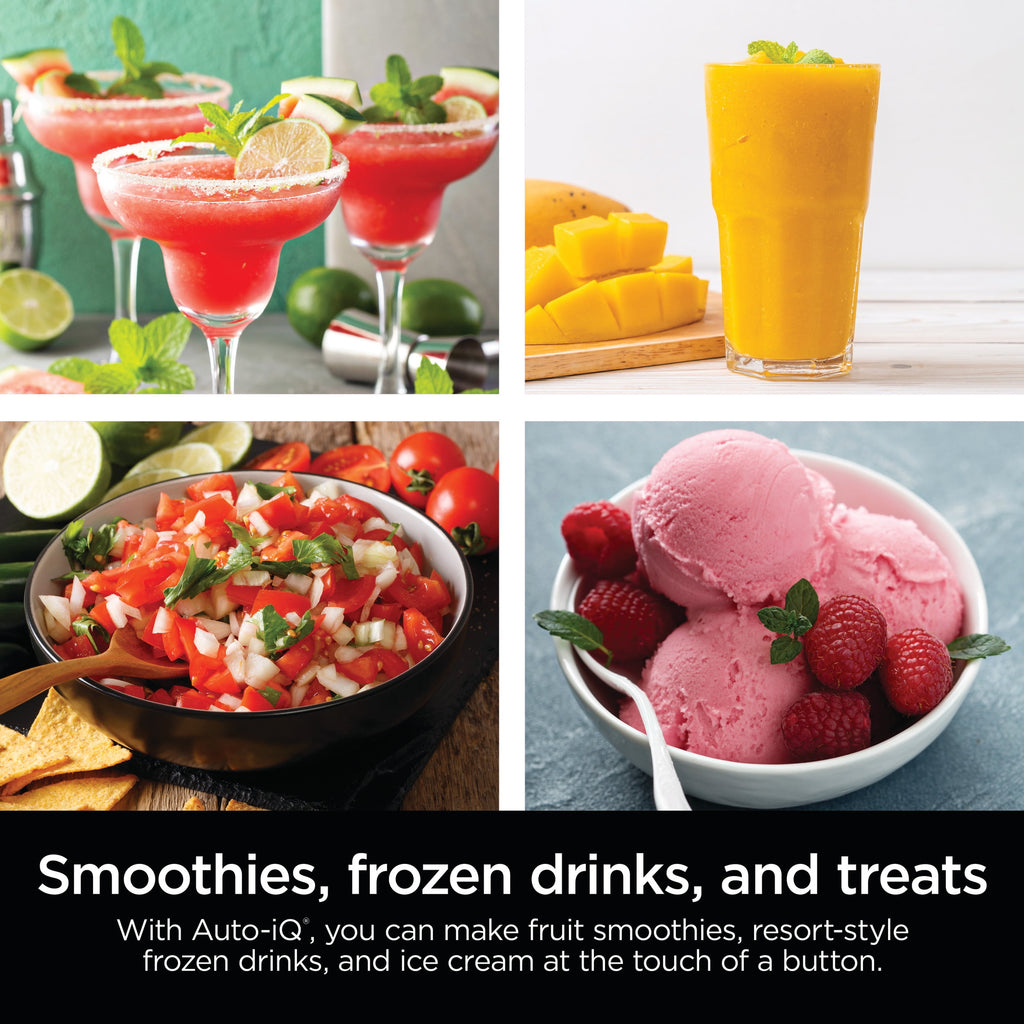 Ninja Professional Plus Blender, Smoothies, Ice Crush with 2 Auto-iQ Preset Programs, 1200W, 72 Oz, BN700 Black