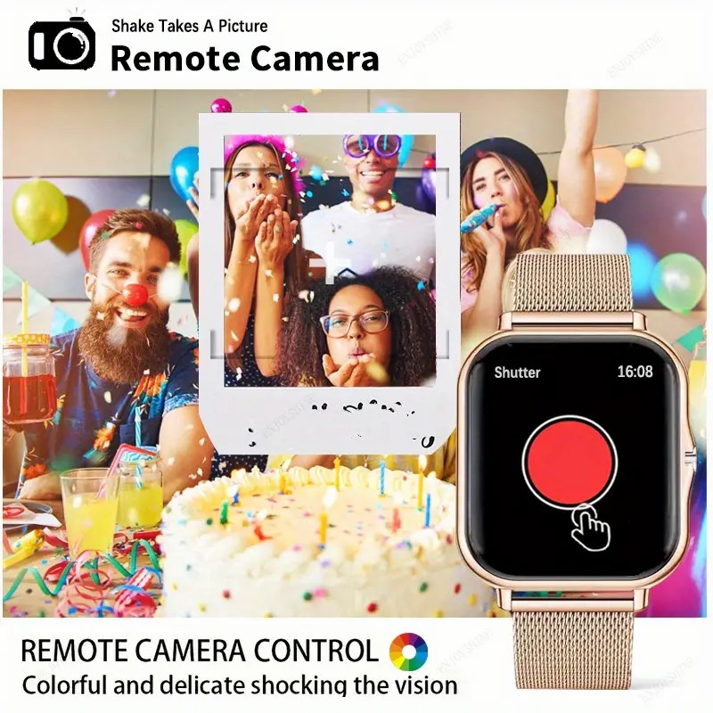 New Smartwatch, Featuring Message Alerts, Call Answering, Health Monitoring, Activity Tracking, Notification Reminders, And Fitness Functions.