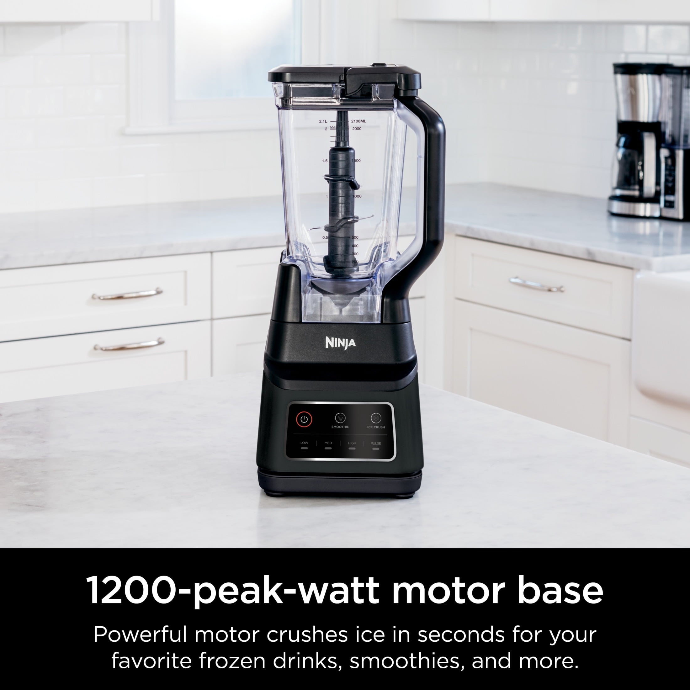 Ninja Professional Plus Blender, Smoothies, Ice Crush with 2 Auto-iQ Preset Programs, 1200W, 72 Oz, BN700 Black
